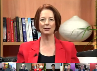 Gillard labelled ‘immoral’ and ‘Chairman Mao’ during Google+ Hangout