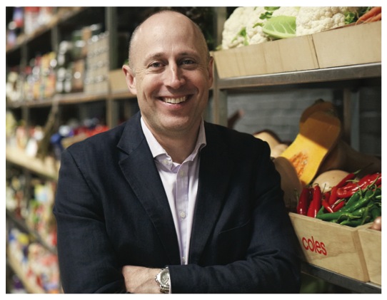 Simon McDowell on the set of MasterChef