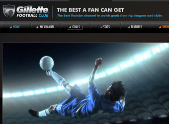 Gillette partners YouTube to create global one-stop football channel
