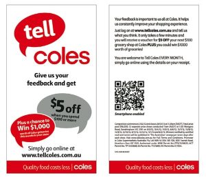 TellColes flier