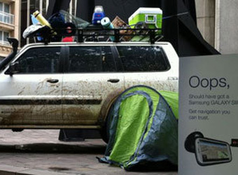 Samsung mocks Apple Maps in Australian Galaxy S3 stunt