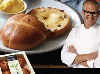 Coles lets Australia smell Heston’s buns in national print campaign