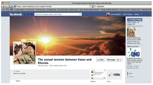 Rhonda and Ketut sexual tension fan page