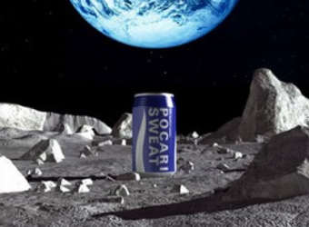 And the first brand on the moon is…