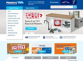 Masters Home Improvement revamps ecommerce offering with ‘tablet-first’ website