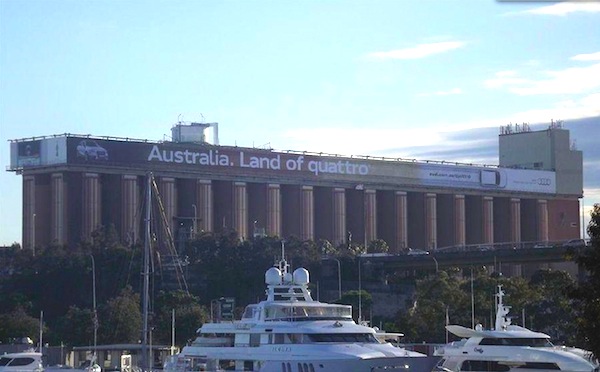 Audi Land of Quattro outdoor advertising Sydney 600w