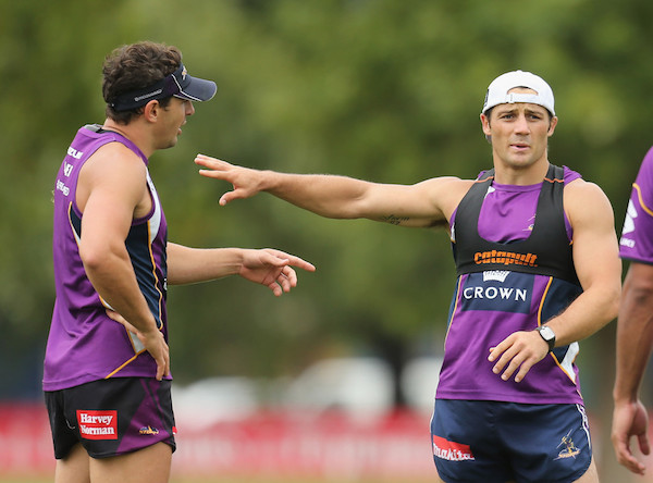 Cooper Cronk Melbourne Storm rugby league team using Catapult sports analytics technology