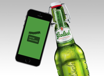 Crack a beer to unlock free movies with Grolsch’s new Bluetooth coupon codes