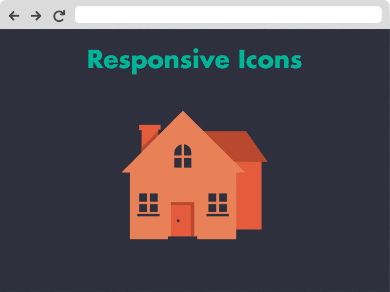 Responsive icons Joe Harrison animated house GIF 