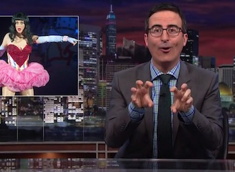 John Oliver compares native advertising to Katy Perry