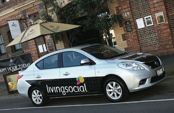 Nissan Almera Living Social daily deals car 1