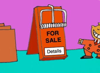 The latest weapon for real estate marketers – cartoon