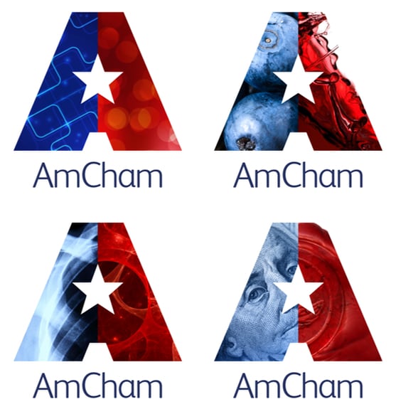 AmCham 2014 rebrand logo brand marks 
