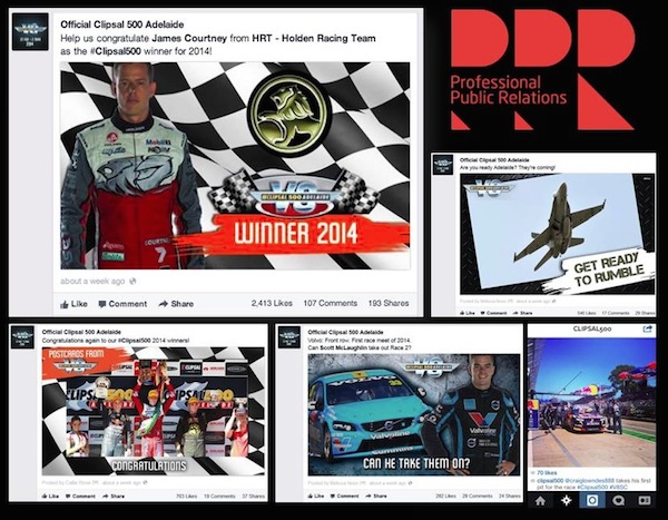 Clipsal 500 social cuttings