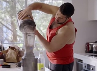 Grill’d healthy eating parody series continues, ‘Healthy Guy’ chugs protein shake