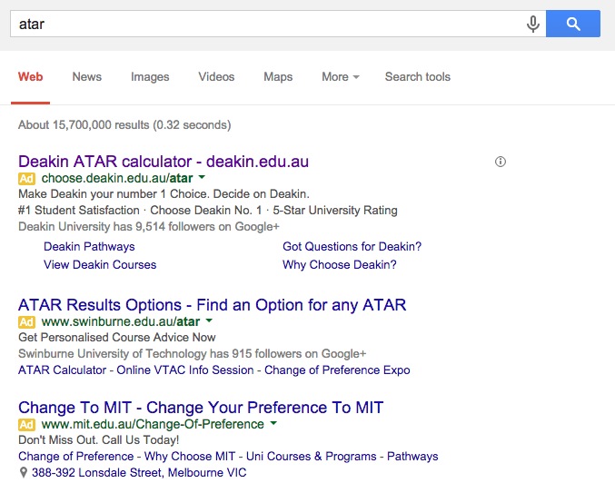 ATAR 2014 deakin search marketing screenshot 600w