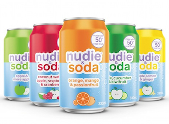Nudie & Soda tackles the ‘nasty’ soft drink category with 50% fruit juice new products