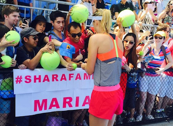 Tennis player Maria Sharapova is the most marketable female athlete in the world