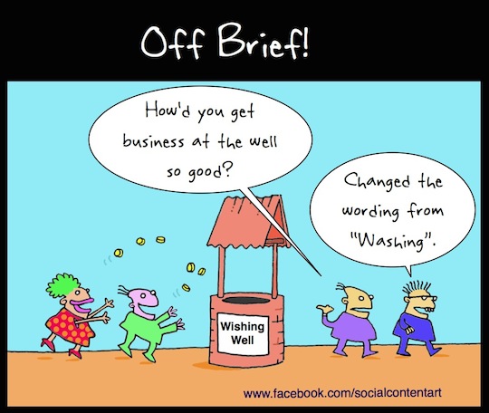 Take my money! – cartoon