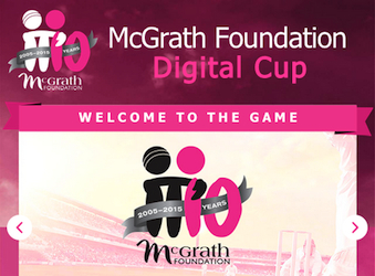 McGrath Foundation Digital Cup gamifies fundraising