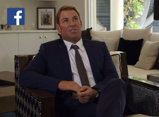 Warnie talks Cricket World Cup in Facebook branded content partnership