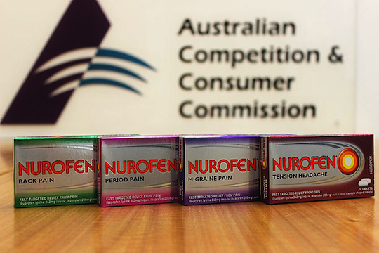Nurofen faces ACCC action over misleading packaging