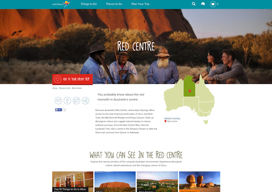 New Australia.com takes Tourism Australia to the cutting edge of content, co-creation, data trends