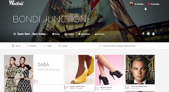 Westfield Searchable Mall: Boosting offline sales by tapping online activity