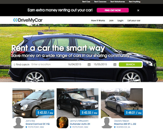 drivemycar new website