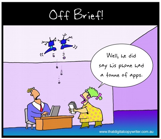 What happens when all this new technology gets too much – cartoon