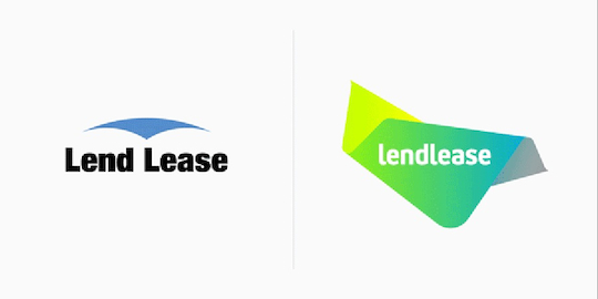 Lend Lease rebrands to become Lendlease with a new “fluid and flexible” logo