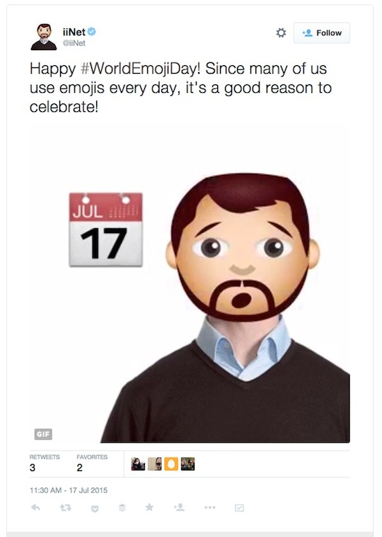 2 iinet World Emoji Day worldemojiday tweet 540w