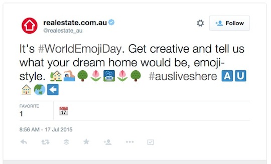 3 realestate com au World Emoji Day worldemojiday tweet 540w