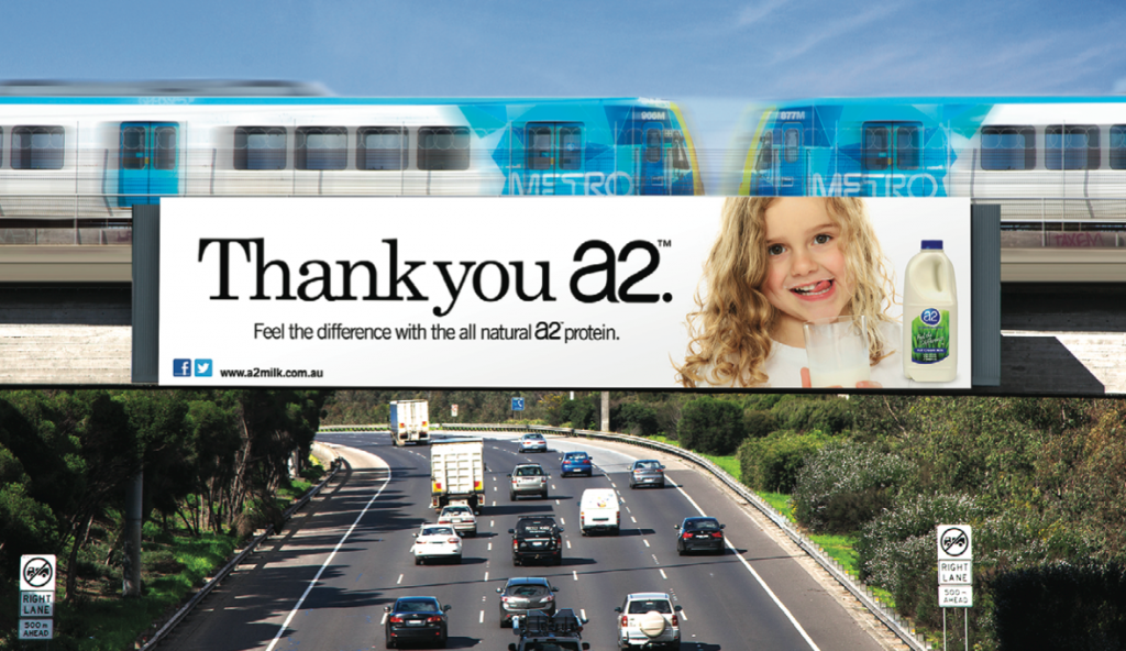 A2 thank you billboard