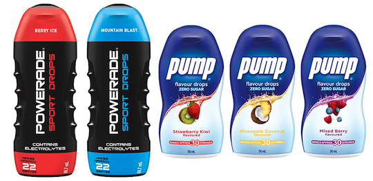 Coca-Cola enters the water enhancer market with Powerade Sports Drops and Pump Drops