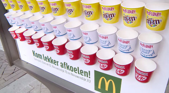 Mcdonalds Netherlands free mcflurry ad