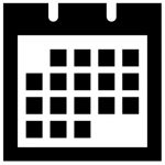 Calendar icon featured events large