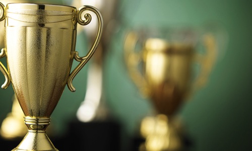 Awards are door openers, not door stops