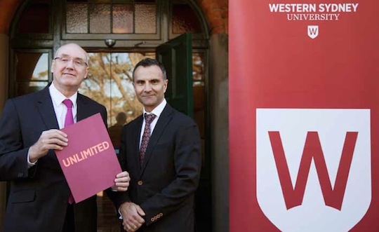 Western Sydney University rebrand chancellor 540w