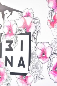 3ina brand logo flowers