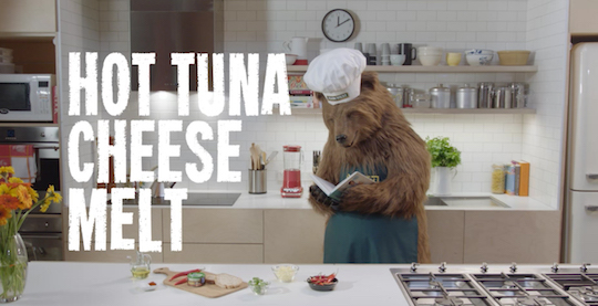 John West’s ‘Chef Bear’ grills up a storm in social video campaign