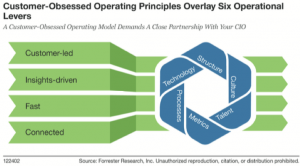 customer obsessed operating principles overlay six operational levers