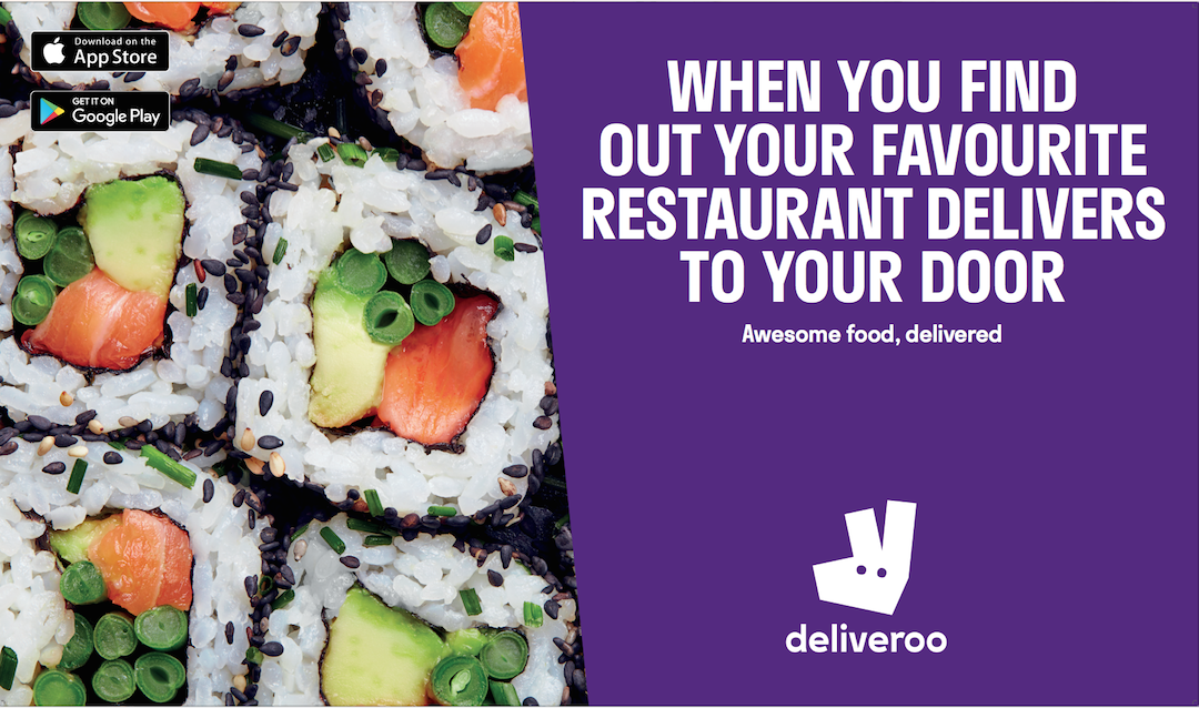 Deliveroo rebrand banner 1