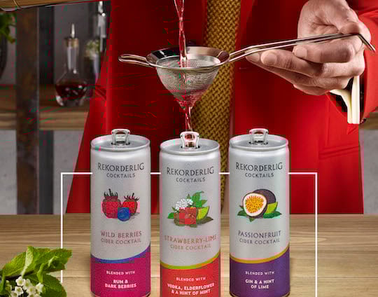 Rekorderlig targets cocktail trend with three new cocktails in a can