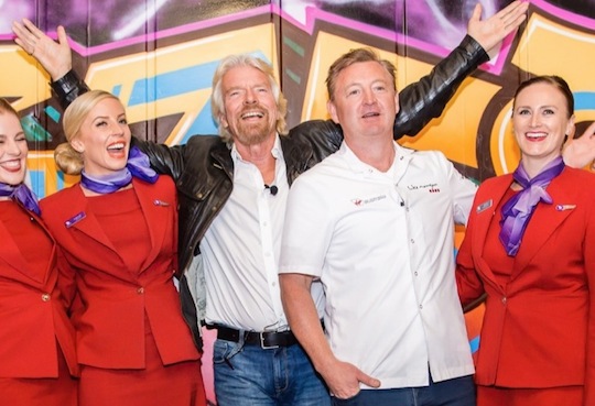 Luke Mangan Richard Branson