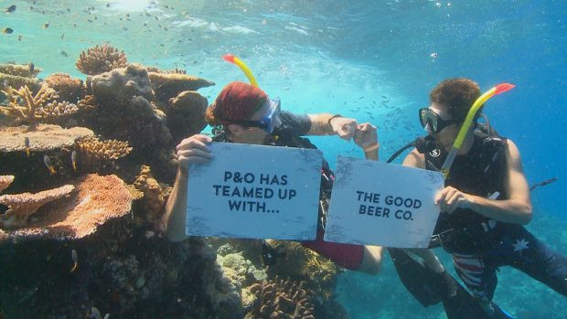 P&O Cruises welcomes aboard Great Barrier Beer for reef conservation