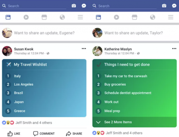Meet Facebook’s latest feature: Lists