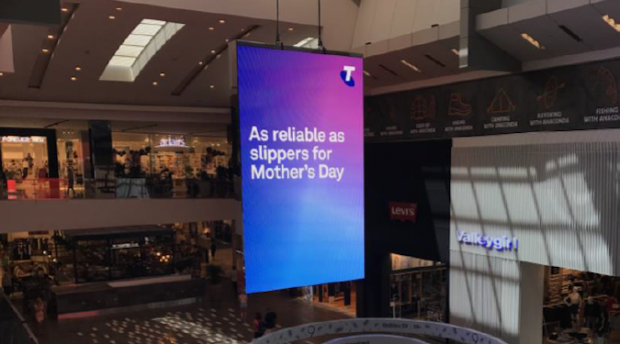 On a lighter note – Telstra launches latest out-of-home campaign