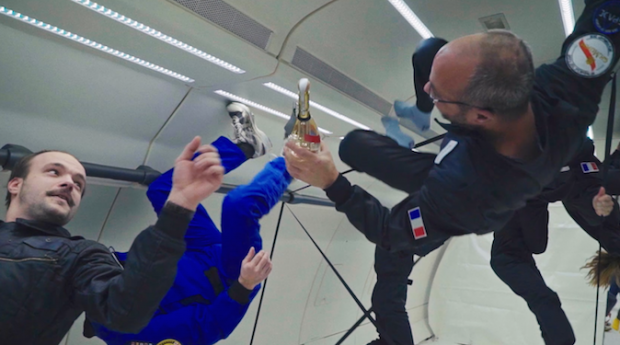 Houston, we have a… party? Mumm pops the cork on zero-gravity champagne