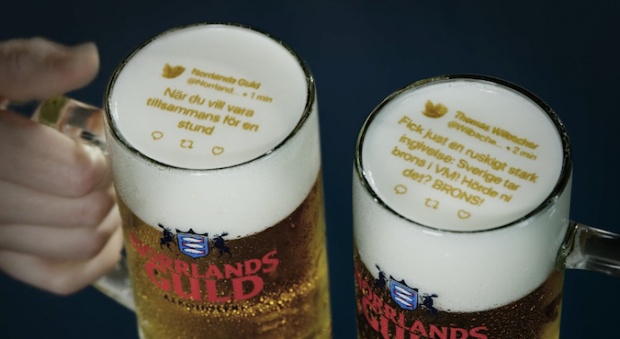 Frothing for World Cup updates? This Swedish brewer is printing Tweets on its beer